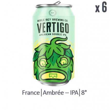 NOBLE REY DOUBLE VERTIGO IPA CAN 6*33CL