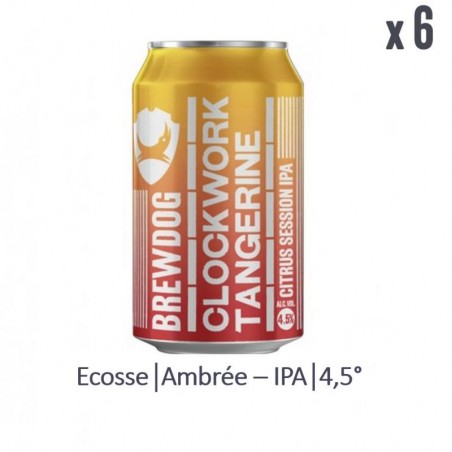 BREWDOG CLOCKWORK TANGERINE CAN 6*33CL