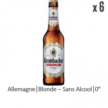 KROMBACHER PILS SANS ALCOOL 6*33CL