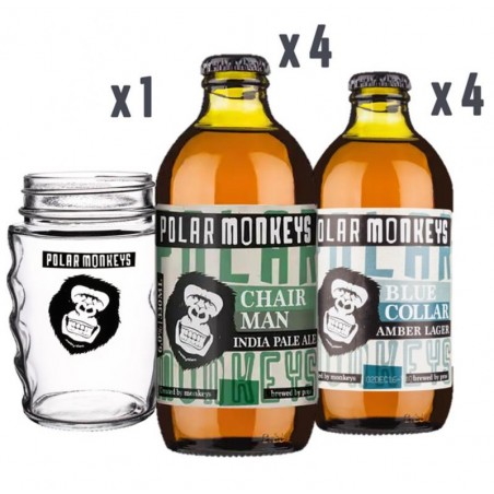 POLAR MONKEY (4+4)*33CL+1 VERRE