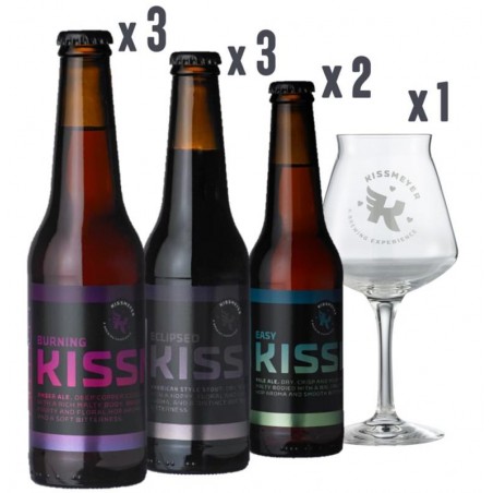 BOX DECOUVERTE KISSMEYER MIXTE 8*33CL +1 VERRE