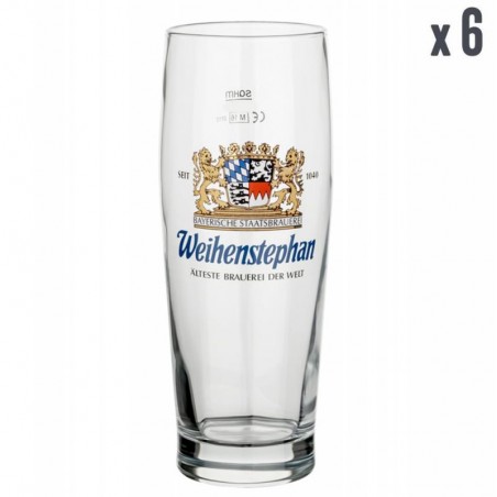 PACK VERRES WEIHENSTEPHANER 6X30CL