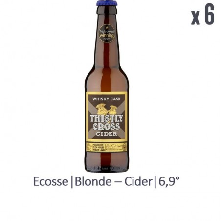 THISTLY CROSS CIDER WHISKY CASK 6*33CL