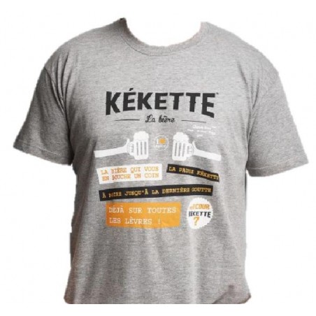 KEKETTE T SHIRT GRIS XL