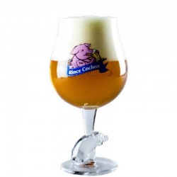 VERRE RINCE COCHON 33CL