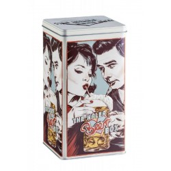 BOITE METAL RETRO COUPLE VIDE