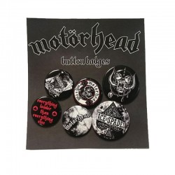 MOTORHEAD BADGE SET