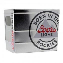 SEAU COORS LIGHT RECTANGULAIRE
