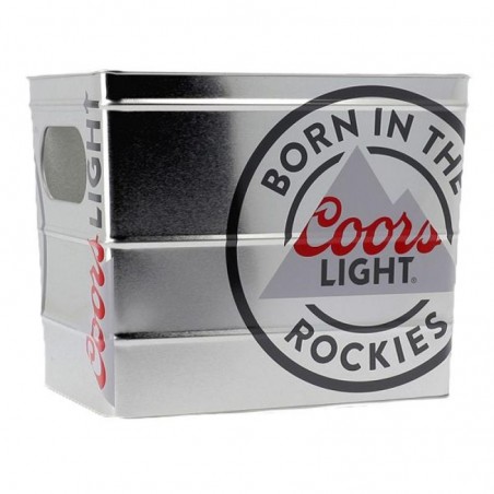 SEAU COORS LIGHT RECTANGULAIRE