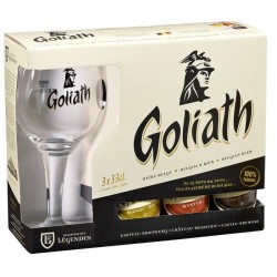 GOLIATH COFFRET 3*33CL...