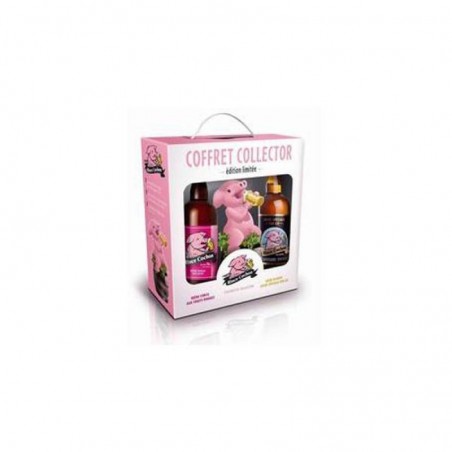 RINCE COCHON COFFRET COLLECTOR 2*75CL + STATUETTE
